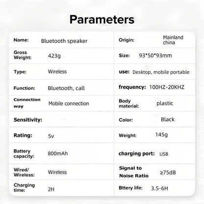 AQUABEAT™ – Wodoodporny Głośnik Bluetooth do Prysznica, Basenu i Pleneru