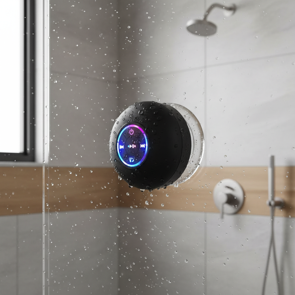 AQUABEAT™ – Wodoodporny Głośnik Bluetooth do Prysznica, Basenu i Pleneru